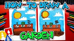 How To Draw A Garden