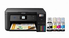 Epson EcoTank ET-2850 Wireless Color All-in-One Cartridge-Free Supertank Printer with Scan, Copy and Auto 2-sided Printing ? The Perfect Family Printer