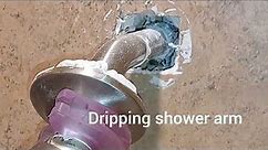 plumbing leak locate and repair!! diy shower head leak in wall!!