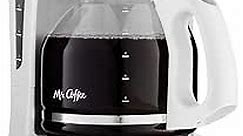 Mr. Coffee 12 Cup Programmable Coffee Maker, White