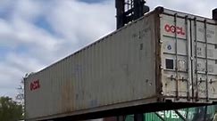Loading up a Pre Owned Cargo Worthy 40ft High Cube #containers #texas #Oklahoma #storageideas #outdoorstorage #equipment | Ire Ori Investments