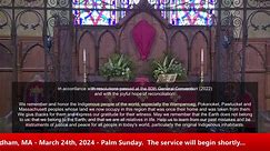 St. Paul's Episcopal Church, Dedham, MA - March 24, 2024. The Fifth Sunday of Lent
