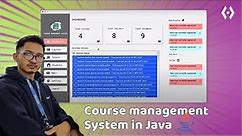 Java Learning/Course Management Project Showcase: Exploring Advanced Features and Learning Insights!