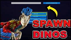 Ark How To Spawn Dinos Quick and Easy Tutorial Spawn any Dino You Need!