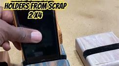 Scrap 2x4 wooden phone holders #wood #woodworking #diy #woodmaker #satisfying #tips