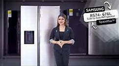 Samsung RS74 Side By Side Refrigerator with SpaceMax Technology