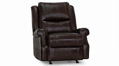 Hawkins 759 Leather Power Headrest Power Rocker Recliner | Sofas and Sectionals