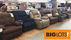 BIG LOTS ARMCHAIRS CHAIRS RECLINERS HOME FURNITURE SHOP WITH ME SHOPPING STORE WALK THROUGH