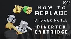 How To Replacement Shower Panel Diverter Cartridge