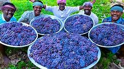 GRAPE JUICE | 100 KG Grapes | Natural Pure Healthy Fruit Juice Making In Village | Juice Recipe