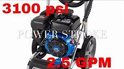 The Power Stroke 3100 PSI Gas Pressure Washer!! 212cc OHV engine! 2.5 GPM!