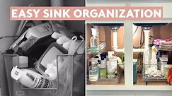 How To Completely Transform and Organize Under The Kitchen Sink