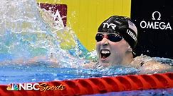 Katie Ledecky ties Michael Phelps with yet another dominant 1500m World Title | NBC Sports
