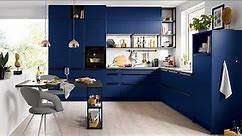 50+ Modern Blue Kitchen Cabinets 2023 | Blue Kitchen Decor Ideas | Blue Kitchen Combination