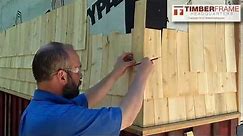 How to Install Cedar Shingles with a Weaved Corner