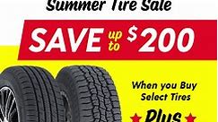 Shop the Summer Tire Sale