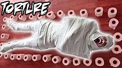 1,000 LAYERS OF TOILET PAPER MUMMY TORTURE CHALLENGE!!