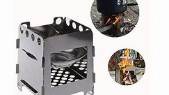 Dvkptbk Folding Stove Outdoor Camping Stove Portable Folding Stainless Steel Wood Stove Tools on Clearance - Walmart.ca