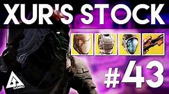 Destiny Xur Location - Exotic Armor and Weapons Breakdown | Xur Week 43 July 3rd