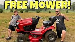I Drove 500 Miles for a FREE Lawn Mower - Will it Run?