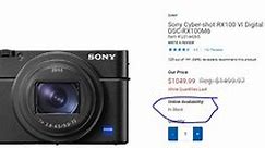 [London Drugs] London Drugs Sony RX100M3 and M6 camera on clearance - RedFlagDeals.com Forums
