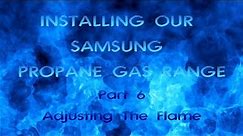 Adjusting Flame on Your Gas Stove