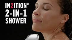 Delta In2ition 4-Spray Patterns 1.75 GPM 6 in. Wall Mount Dual Shower Heads in Stainless 58498-SS