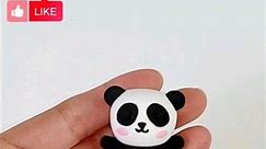 [판다] 클레이로 미니 판다 만들기 How to make a mini Panda with clay #shorts #clay #panda