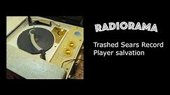 Trashed Sears record player gets saved