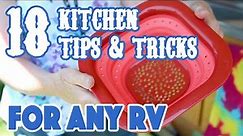 18 Kitchen Cooking Tips & Tools for any RV or Trailer!