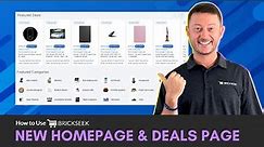How to Use BrickSeek: NEW HOMEPAGE & DEALS PAGE