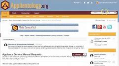 How to Search for Appliance Repair Manuals and other Content at Appliantology
