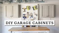 Easy DIY Garage Cabinets