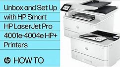 How to Unbox and Set Up the HP Color LaserJet Pro M182-185 and M282-M285 Printer Series