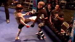 See 5-year-old duke it out in cage fight