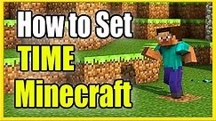 How to Set the Time In Minecraft PS4, Xbox and PC (Day, Sunrise, Night)