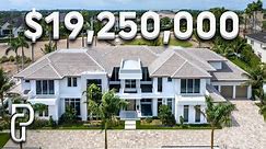 Inside a $19,250,000 MEGA mansion in Southern Florida! | Propertygrams modern house Tour