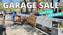 GARAGE SALE 2021 || Vintage & Antique || yard sale || thrift with me || YouTube