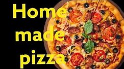 How to make pizza at home with simple method by Hiba Cooking