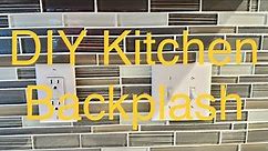 # DIY# How to make kitchen backsplash at home# কীভাবে রান্নাঘরে বাকপ্লাশ লাগলাম # USA