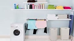 Transform Your Laundry Room Storage Space With These DIY Floating Shelves - House Digest