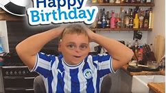 Dad gets the ultimate football birthday surprise