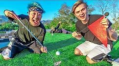 Transforming Carter's Roof Into A Golf Course!!