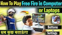 How to Play Free Fire in Computer & Laptop | PC MEIN FREE FIRE KAISE KHELE. how to play free fire pc