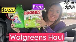 Walgreens Haul - Save 86% this week using all digital coupons! Gain for $0.20 each! 3/24-30/24