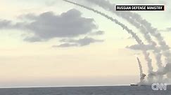 New video shows Russian cruise missile strikes in Syria