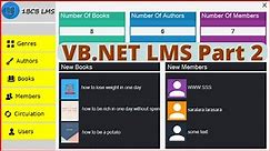 VB.Net Project Tutorial - Create a Library Management System Using VB.Net And MySQL - [ Part 2 ]