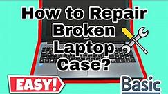 How to repair broken laptop case and repainting in Just 7mins. | Repair