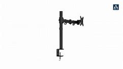 ARCTIC Z1 Basic - Desk Mount Single Monitor Arm for up to 34"/38" Ultrawide, up to 15 kg (33 lbs) Weight, 360° Rotation, Easy Monitor Adjustment - Black