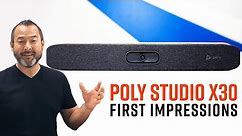 Testing out the Poly Studio X30!